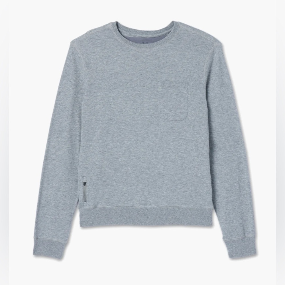 Vuori Jeffrey’s Long Sleeve Crewneck Pullover Heather Grey Size XXL